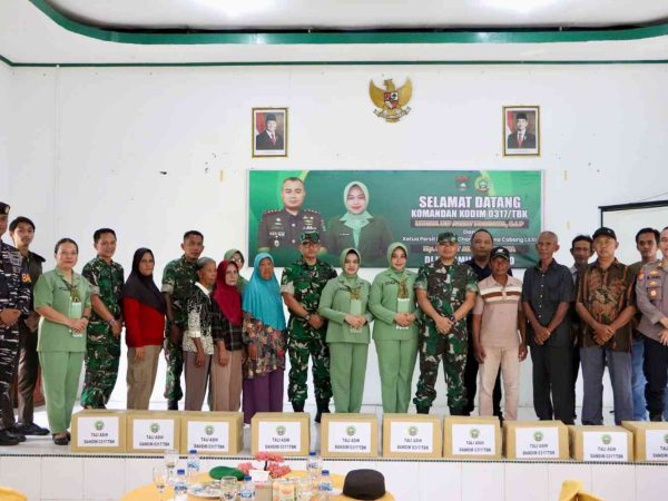 Kunker ke Moro, Dandim 0317/TBK Perkuat Soliditas dan Kepedulian Sosial