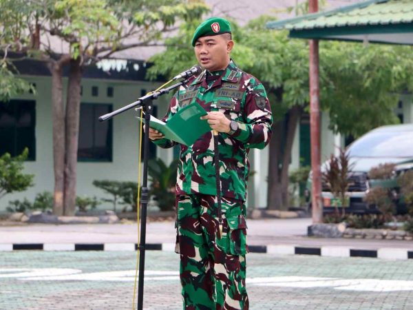 Dandim 0317/TBK Pimpin Upacara 17-an, Pertegas Kesiapsiagaan dan Disiplin Prajurit