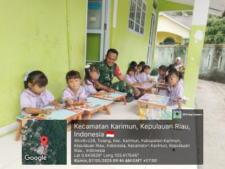 Babinsa Desa Tulang Perkuat Semangat Pendidikan Anak Usia Dini