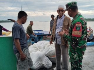 DANPOS DURAI JAGA WARGA DURAI, HIMBAU WASPADA JALUR LAUT