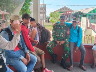 Pelda Erdianto Ingatkan Keselamatan Warga Penumpang Pompong di Durai