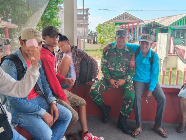 Pelda Erdianto Ingatkan Keselamatan Warga Penumpang Pompong di Durai