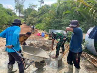 Pengerjaan Jembatan Sungai Merpati Dikebut, Wermes dan Urugan Dikejar