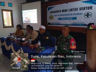 Babinsa Durai Kawal Program Kesehatan, Serap Aspirasi Warga Tanjung Kilang