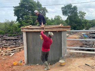 Finishing Jembatan Sungai Mata III Masuki Tahap Akhir
