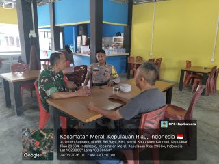Babinsa dan Bhabinkamtibmas Dorong Poskamling Kembali Aktif