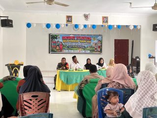 Babinsa Pongkar Kawal Upaya Cegah Stunting Lewat Rembuk Desa