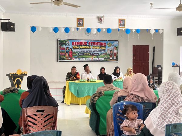 Babinsa Pongkar Kawal Upaya Cegah Stunting Lewat Rembuk Desa