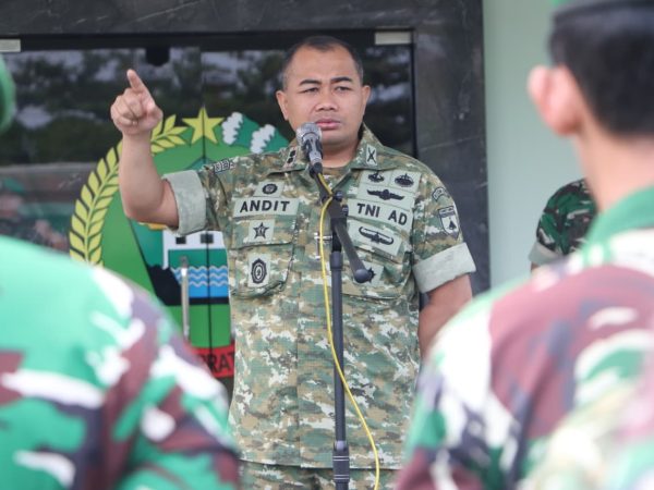 Dandim 0317/TBK Ingatkan Prajurit Jaga Kehormatan TNI