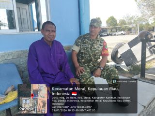 Babinsa Parit Benut Perkuat Keamanan Pelabuhan Lewat Komunikasi Humanis