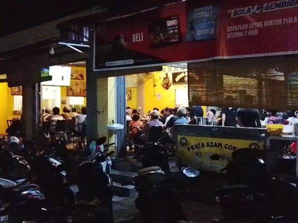 Nobar Tiga Titik, Koramil 01/Balai Perkuat Keamanan dan Kebersamaan