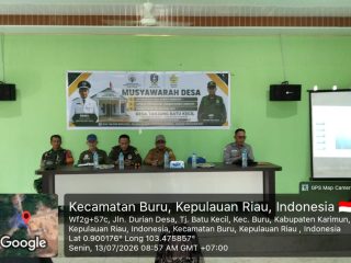 Babinsa Kawal Musdes, RKP Desa 2027 Tanjung Batu Kecil Disiapkan