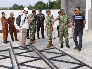 Pembangunan KDKMP di Karimun Berjalan Kondusif, Tim Itjen TNI Dorong Solusi Kendala Teknis