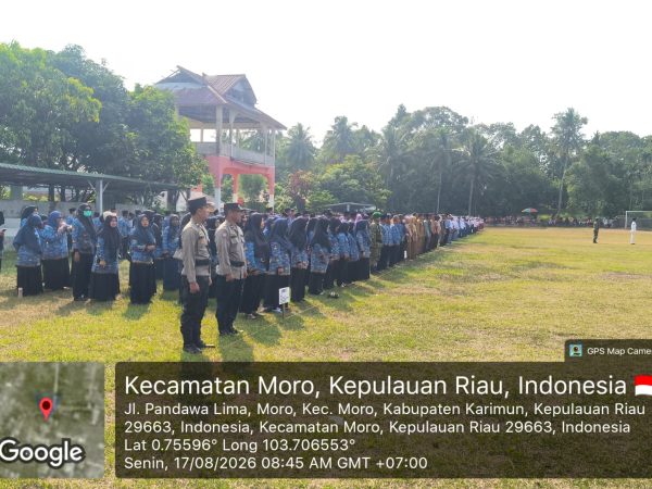 Dua Kecamatan, Satu Semangat: Koramil 02/Moro Kawal HUT ke-81 RI
