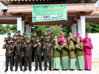 Kodim 0317/TBK Ziarah Khidmat Sambut HUT Pertama Kodam XIX